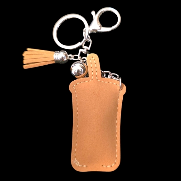 Iced Coffee Rhinestone Keychain – Sparkly Drink Bag Charm - Picture 3 of 3